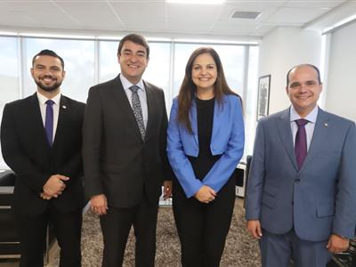 Foto da Notícia: CFOAB e OAB-MT se reúnem com CNJ em visita institucional e de alinhamento de pautas de interesse comum