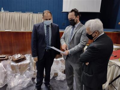 Foto da Notícia: Comissão eleitoral realiza cerimônia de lacre das urnas