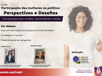 Foto da Notícia: Gisela Cardoso irá participar de live sobre 'Mulheres na Política'